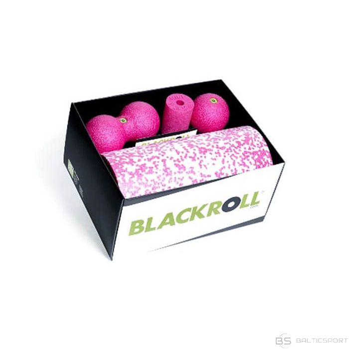 Masāžas komplekts BLACKROLL BLACKBOX MED rozā