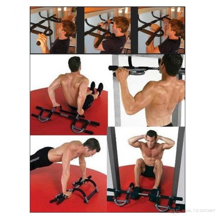 Pievilkšanās stienis, Multifunctional Chin Up Bar,  ieliekams durvju ailē