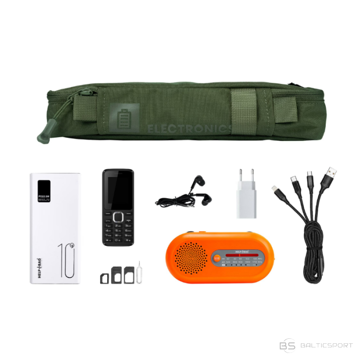 Izdzīvošanas komplekts Soma Help Bag Max emergency kit - Olive Green
