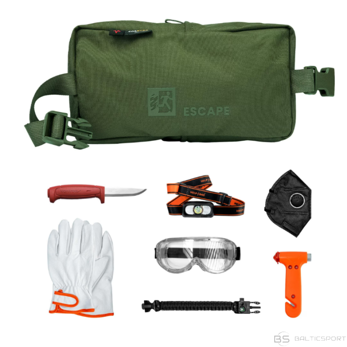 Izdzīvošanas komplekts Soma Help Bag Max emergency kit - Olive Green