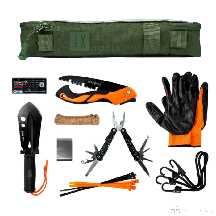 Izdzīvošanas komplekts Soma Help Bag Max emergency kit - Olive Green