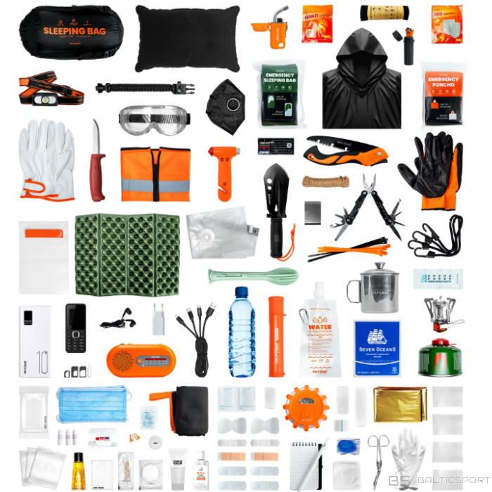 Izdzīvošanas komplekts Soma Help Bag Max emergency kit - Olive Green