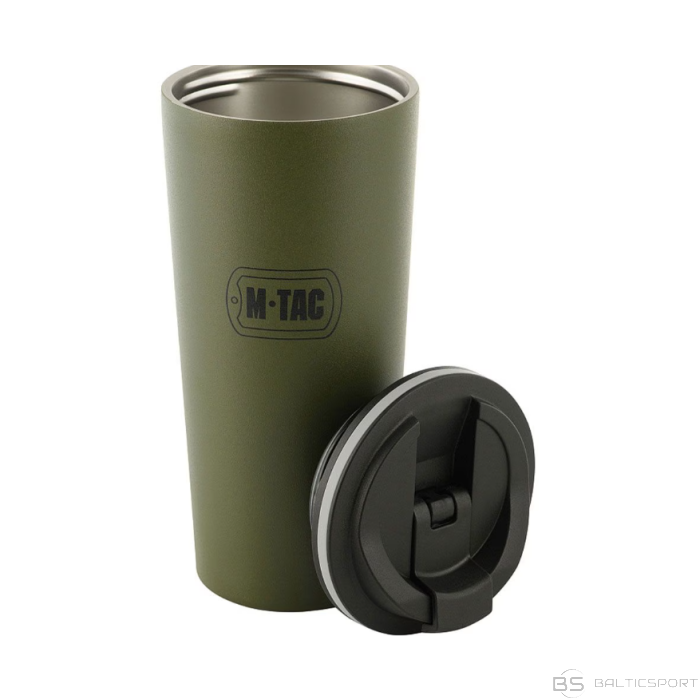 Metāla Ceļojumu krūze termokrūze M-TAC tumši zaļa M-Tac Thermo Mug 0,45 l - Olive