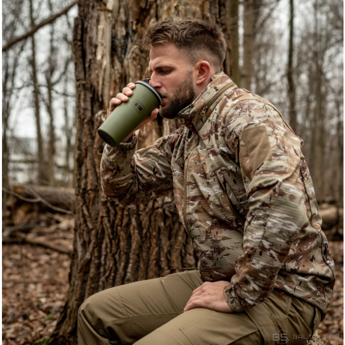 Metāla Ceļojumu krūze termokrūze M-TAC tumši zaļa M-Tac Thermo Mug 0,45 l - Olive