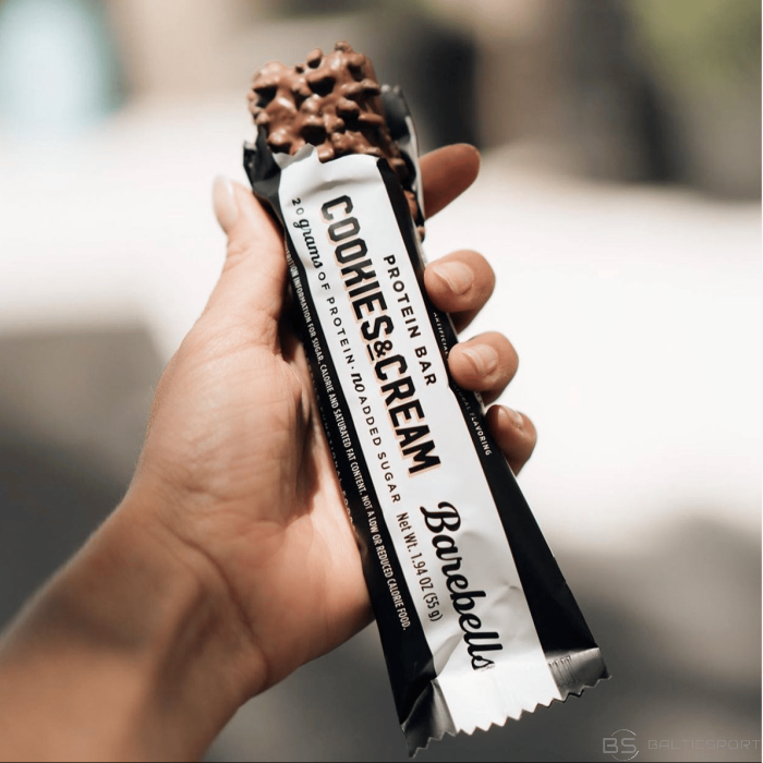 Barebells Proteīna batoniņš ( 12x 55g ) KASTE (12gab)-CEPUMI UN KRĒMS