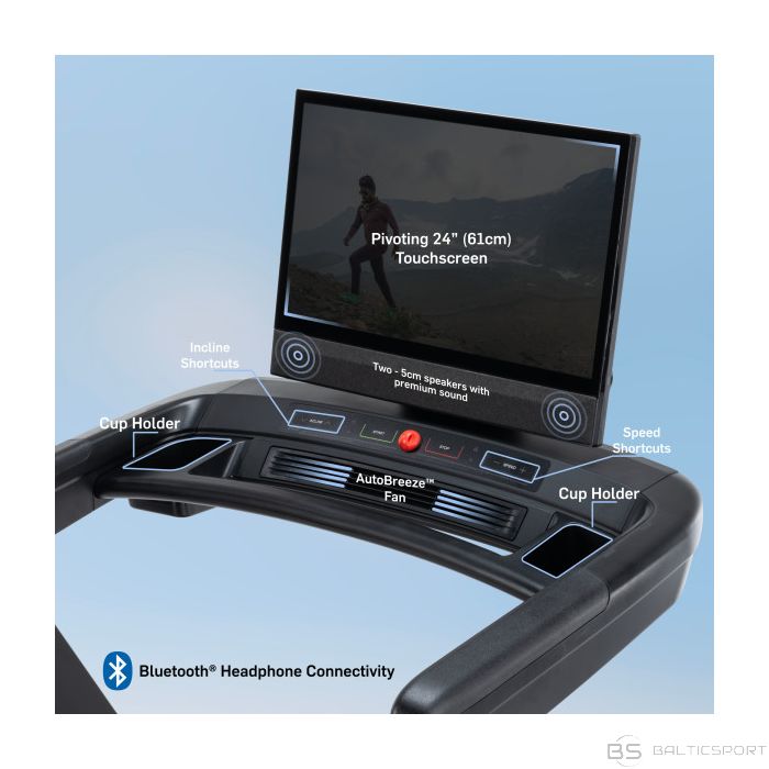 Skrejceliņš, skriešanas celiņš Nordictrack Commercial 2450 Electric Treadmill