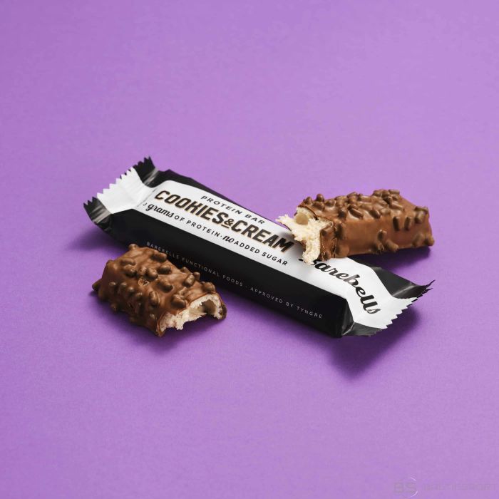 Barebells Proteīna batoniņš ( 12x 55g ) KASTE (12gab)-CEPUMI UN KRĒMS