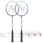 Nils NRZ210 ALUMĪNIJA-BADMINTONSCHLÄGER-SET + 3 FEDERBÄLLE + TASCHE 1/2