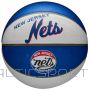 Basketbola bumba /Wilson NBA komanda Retro Bruklinas Nets mini bumba WTB3200XBBRO (3)