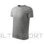 T-shirt Malfini Basic Jr MLI-13812 dark gray melange (122 cm/6 lat)