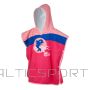 Children's hooded towel BECO Sealife 4 pink L
