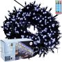Koopman Saules gaismas virtene 240 LED 13 funkcijas USB vēsi balta