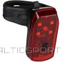 Dunlop aizmugurējais velosipēda lukturis 5 LED ar stopa funkciju