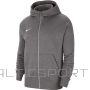 Nike Park 20 Fleece FZ Hoodie Junior CW6891 071 / Pelēka / M (137-147cm)