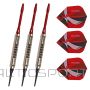 Rzutki X-DART Soft 19g czerwone alu / czerwony