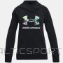 Under Armour Džemperis Ua meitenes konkurents Logo Hoodie 1366399 001 / Melna / XL
