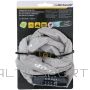 Dunlop velosipēda slēdzene ar kodu, ķēde 120 cm, pelēka