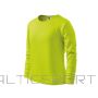 Malfini Футболка Fit-T LS Jr MLI-12162 салатовая (122 см/6 лат)
