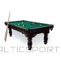 Biljarda galds Arizona 8' pēdas (245x145cm), zaļš audums, akmens virsma, ar aksesuāriem