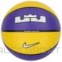 Basketbola bumba /Nike Basketbols 7 L James Playground 8P dzelteni violets / 7 / dzeltens
