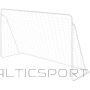 ENERO Futbola vārti ar tīklu 240x150x90 cm, FI 25 un 22 mm