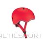 Globber Helmet Go Up Lights Red