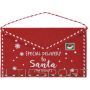 Christmas Decoration ZIEMASSVĒTKU APLOKSNES VĒSTULE ZIEMASSVĒTKU VECĪTIM 26x16cm - ĪPAŠA PIEGĀDE