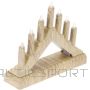 Christmas Decoration ADVENT CANDLE HOLDER 15.5x3.2x13.5CM 7 LED BATTERY POWERED PINE