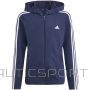 adidas Essentials 3-Stripes Full-Zip Hoodie Jr IB1667 (140cm)