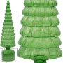 Koopman DECORATIVE CHRISTMAS TREE GREEN LED 13 CROWNS WARM WHITE 40CM
