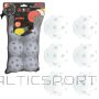 Enero UNIHOC spēļu bumbas baltas 6 gab.
