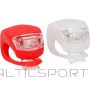 Dunlop SILIKONA LED VELOSIPĒNA LUKTURU KOMPLEKTS PRIEKŠĒJĀ UN AIZMĒRĒ