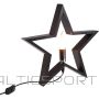 Christmas Decoration DECORATIVE STAR WITH LED ILLUMINATION 35CM BLACK