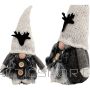 Saska Garden DECORATIVE gnome gnome 25 cm with sequins GRAY GIRL