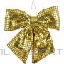 Edelman GOLD DECORATIVE BOW 30x34CM MICA