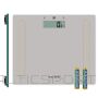 Salter 9113 GFEU12  Compact Glass Analyser Bathroom Scales, Grey