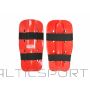 BS MASTERS NA-TKD 112215-M02 foam shin guards (czerwony+L)