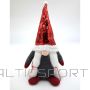 Saska Garden DECORATIVE gnome elf with magic sequins 35cm gray