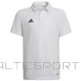 Adidas entrada 22 polo y hc5059 / Balta / 152 cm