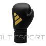 Adidas Speed 50 boksa cimdi ADISBG50 — melns-zelts (12 unces)