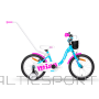 Bērnu velosipēds TABOU Miss ST, 14'' zili balts
