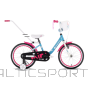 Bērnu velosipēds TABOU Miss CS ALU, 12'' zili balts