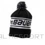 Bauer Team Ribbed Pom ziemas cepure SR 1063358 (Czerwony)