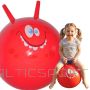 Lēkāšanas bumba ar ragiem SKOCZEK 45 cm sarkana Enero Toys