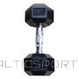 Hex rubber dumbbell TOORX 27.5kg