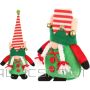 Saska Christmas DECORATIVE ELF 28CM WITH A GIRL GIFT BAG