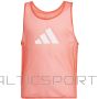 Znacznik piłkarski adidas Bib Jr JF3249 / czerwony / 164 cm