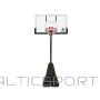 Mobilais basketbola statīvs Bilaro Houston Class 130x80cm, 6mm rūdīts stikls