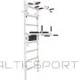 Benchk WOODEN AND METAL GYMNASTIC LADDER WITH BAR AND ACCESSORIES 232W