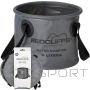 Redcliffs FOLDABLE TOURIST BUCKET ROUND WATER CONTAINER 8L GRAY